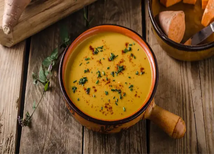 Velouté de patate douce au thermomix
