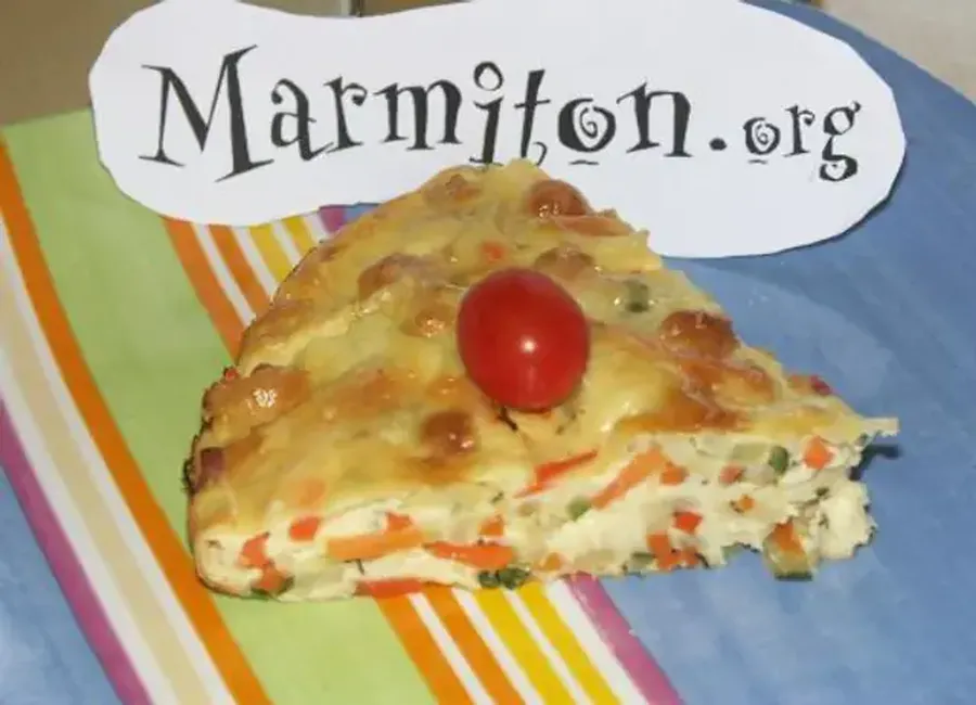 Flan de légumes au comté