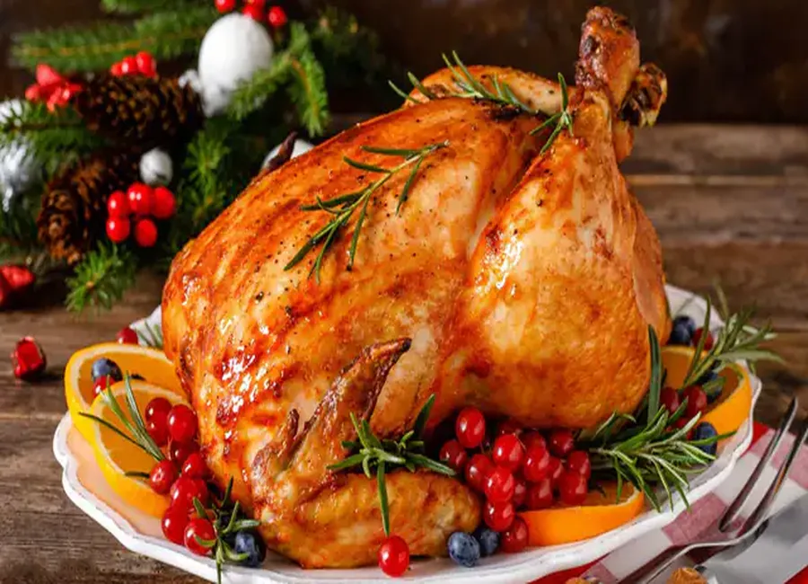 Dinde de noël au airfryer