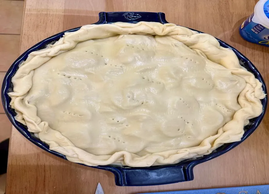 Tourte aux pommes de terre façon tartiflette de ma maman