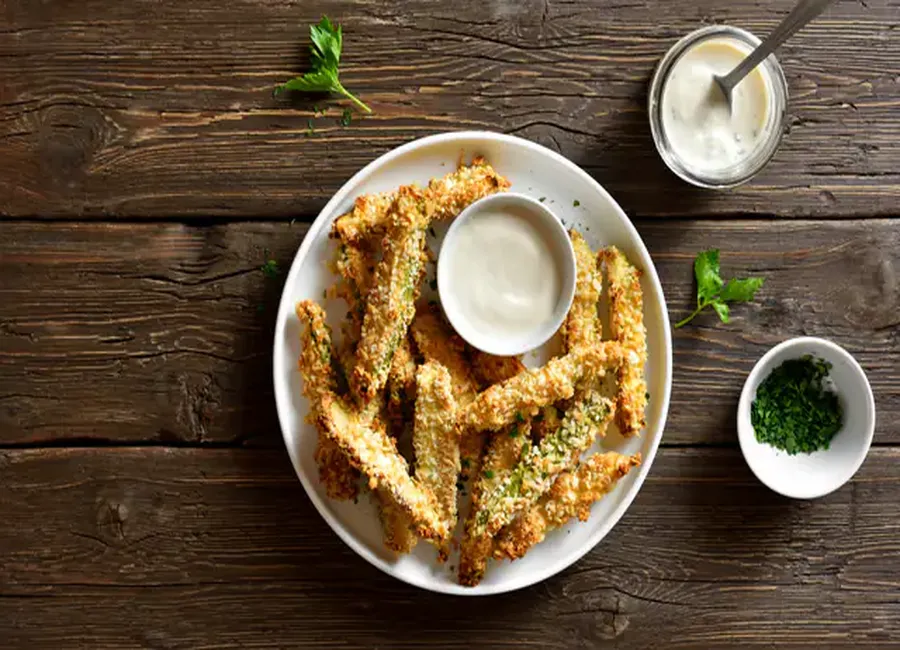 Frites de courgettes au airfryer