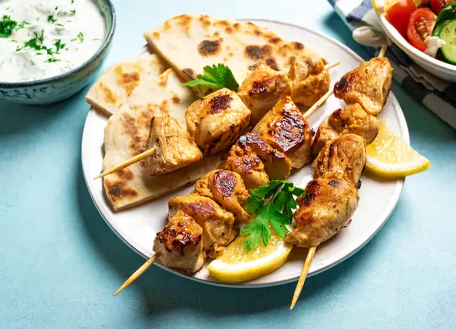 Brochettes de poulet au airfryer