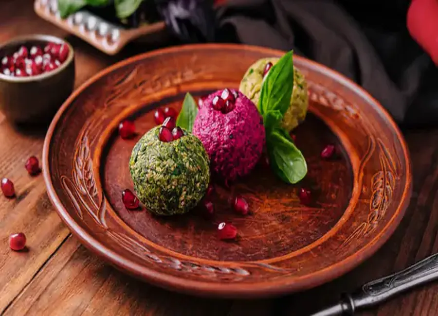 Falafels de légumes colorés au airfryer
