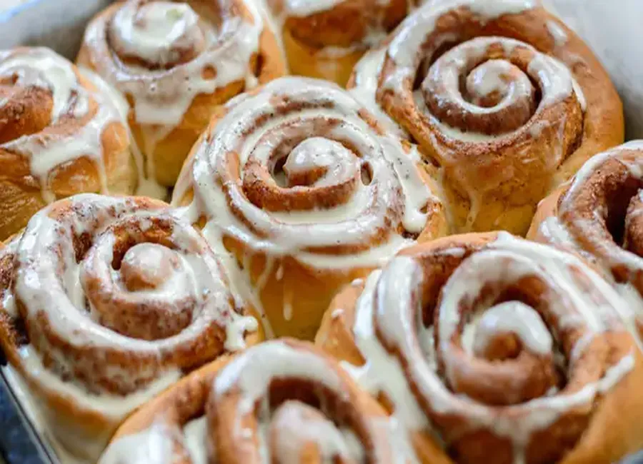 Cinnamon rolls gourmands au airfryer