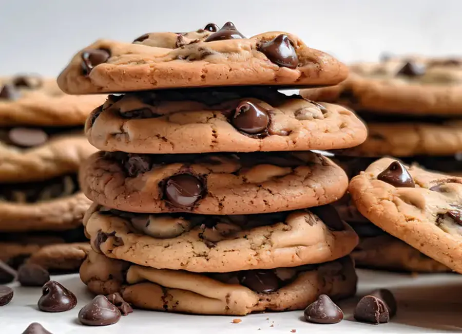 Biscuits gourmands aux pépites de chocolat au airfryer
