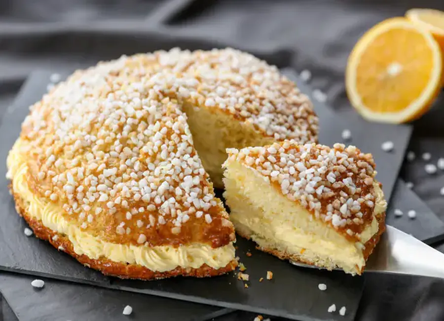 Tarte tropézienne moelleuse et gourmande au thermomix