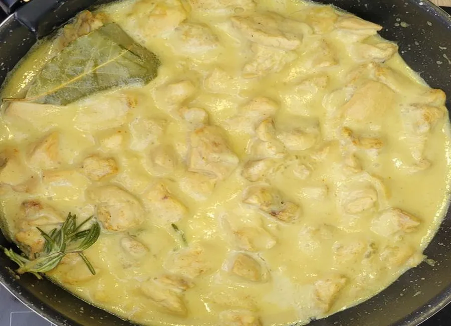 Poulet curry coco miel