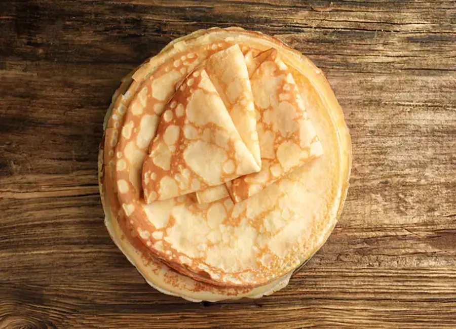 Pâte à crêpes légère ; -)