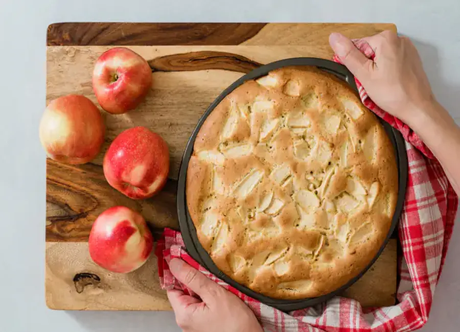 Apple cake express à la poêle