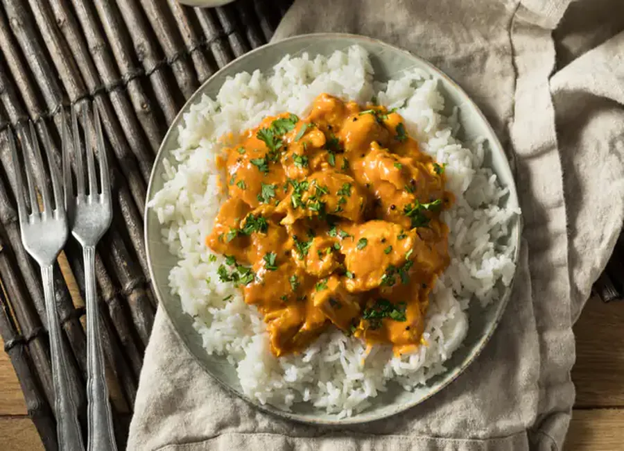 Poulet coco et curry au airfryer