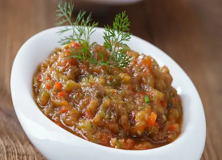 Caviar d’aubergine épicé à la marocaine