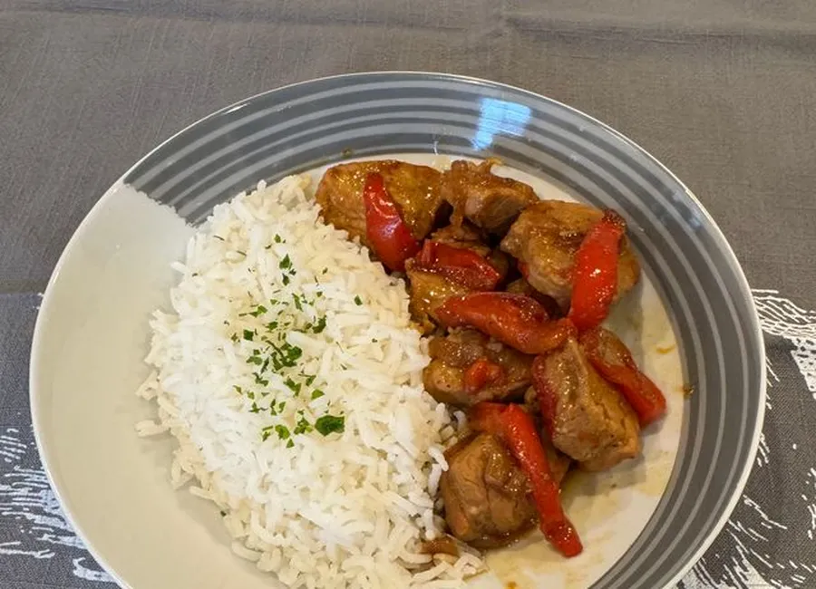 Porc sauce aigre douce à ma façon