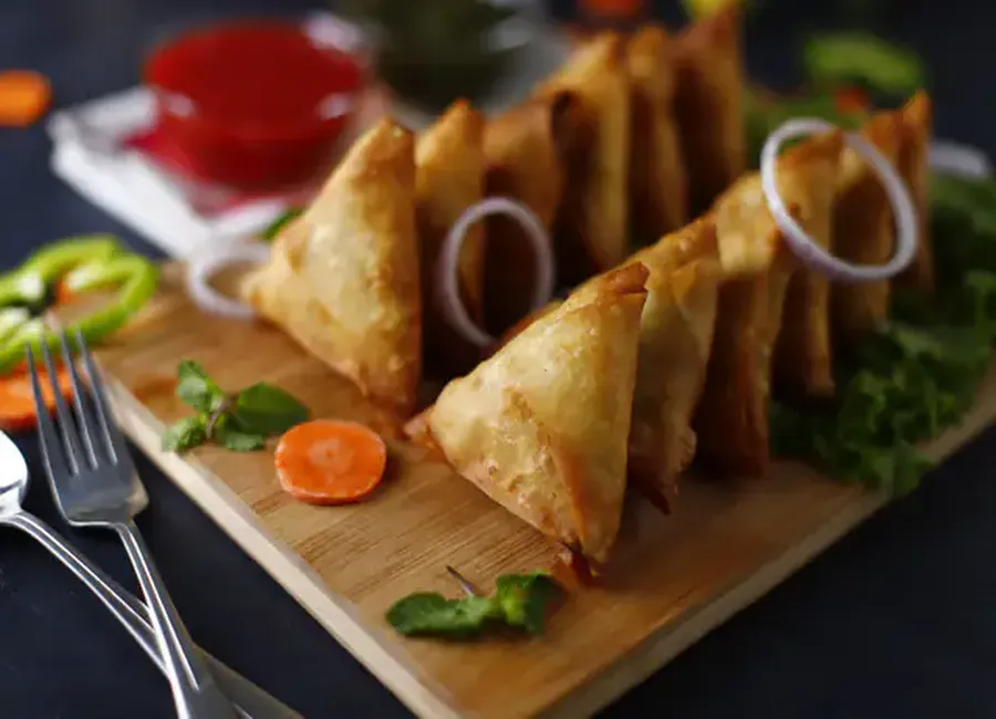 Samoussas végétariens au airfryer