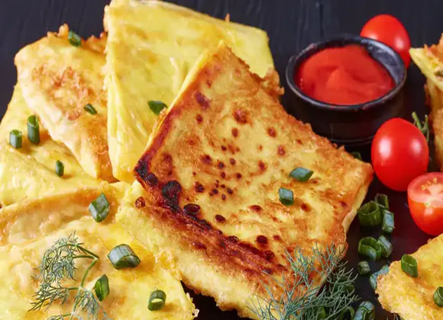 Msemen farcis au airfryer