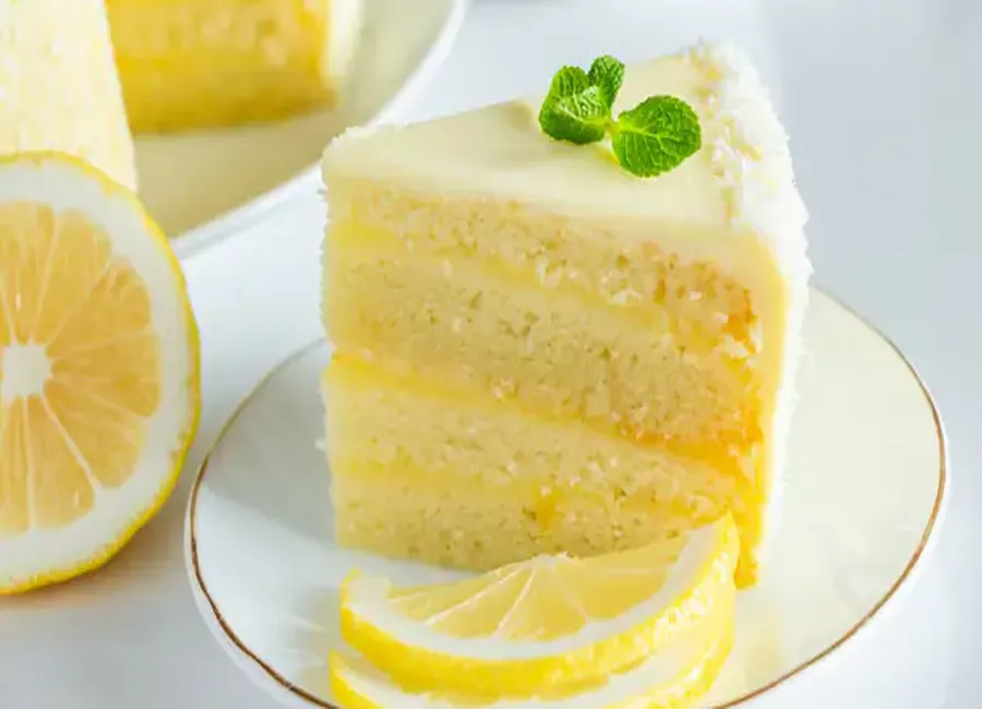 Layer cake léger au citron