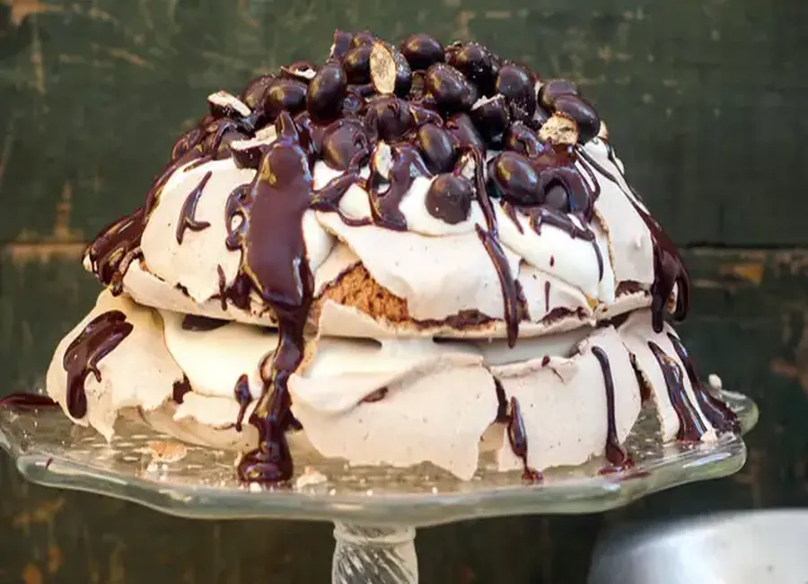 Pavlova au chocolat