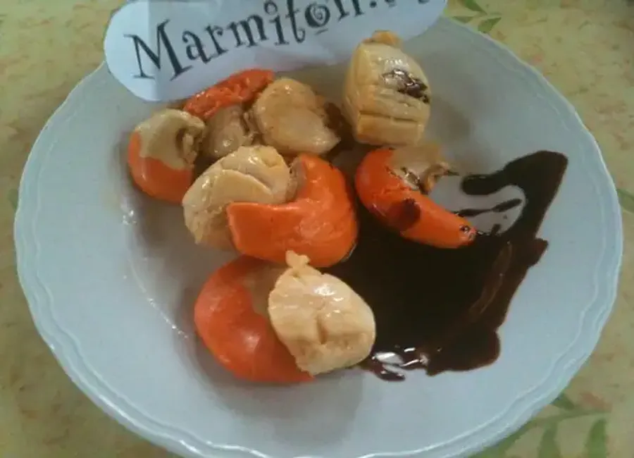 Saint jacques au caramel balsamique