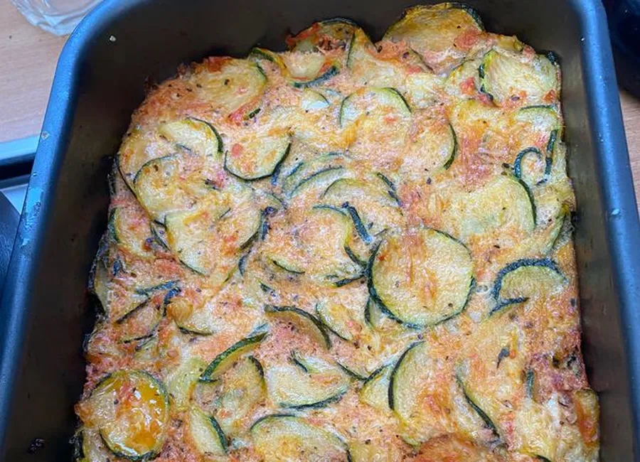 Gratin de courgettes et tomates à l'italienne