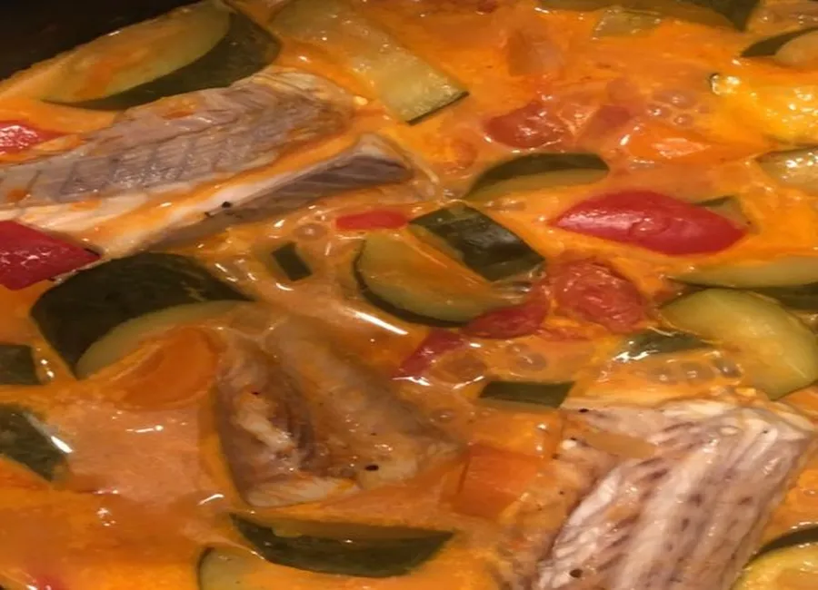 Saumonette à la portugaise