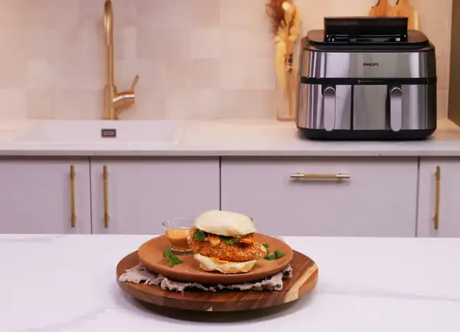 Bao burger au airfryer