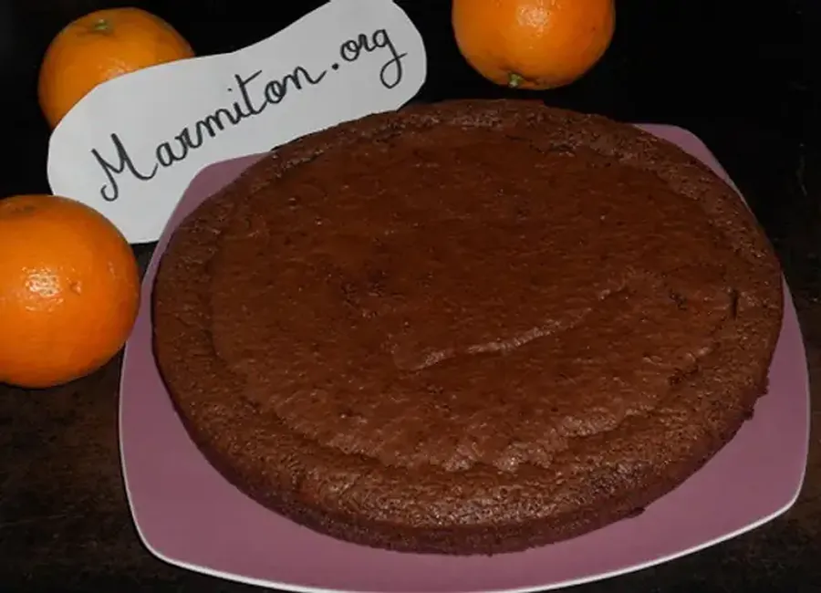 Fondant chocolat et orange