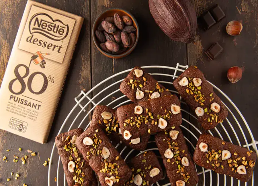 Financiers au chocolat 80% nestlé dessert®