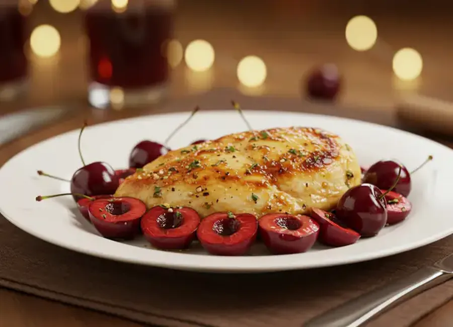 Filets de caille aux cerises