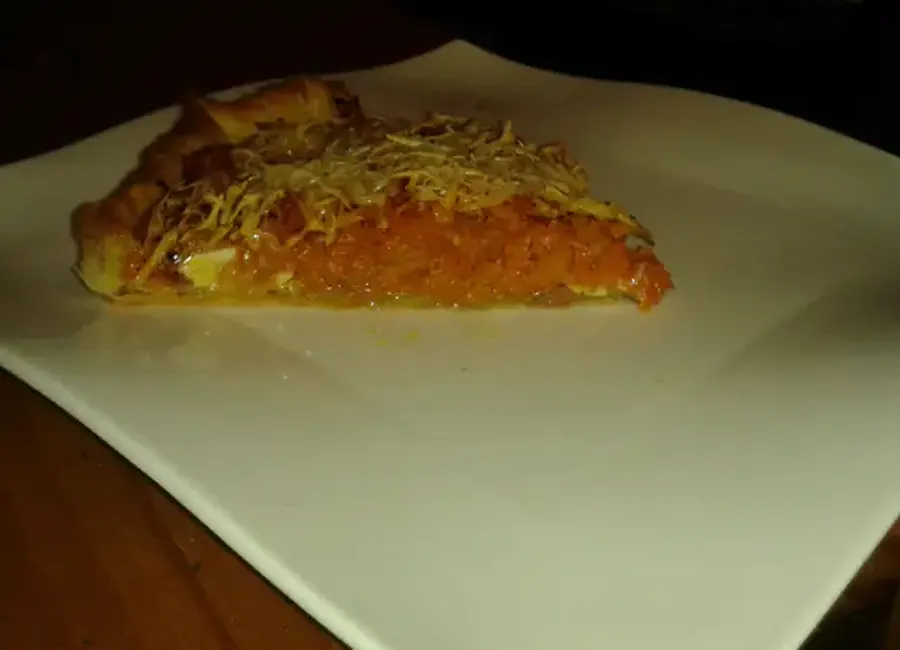 Tarte à la carotte et au chèvre
