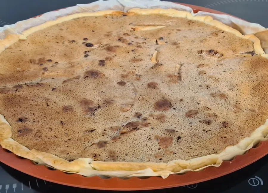 Tarte normande aux pommes et au cookies