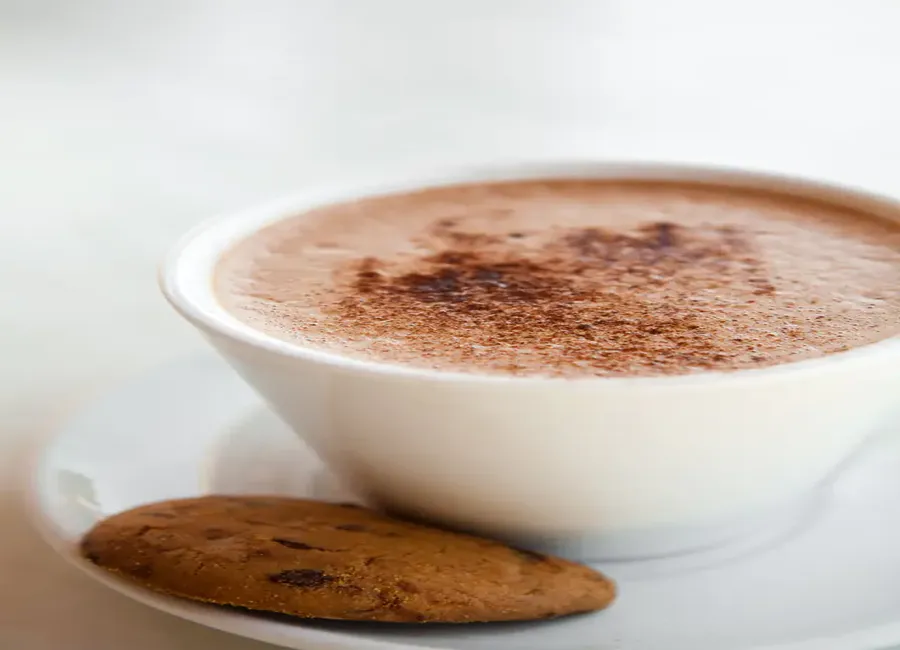 Chocolat chaud au caramel
