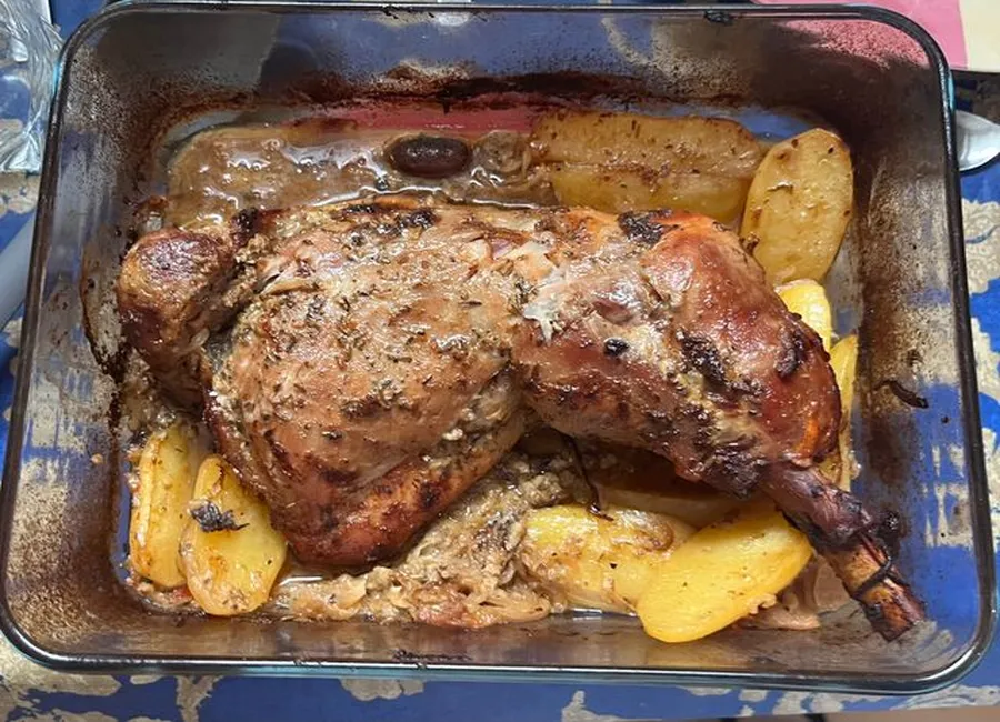 Cuisses de dinde à la moutarde et herbes de provence