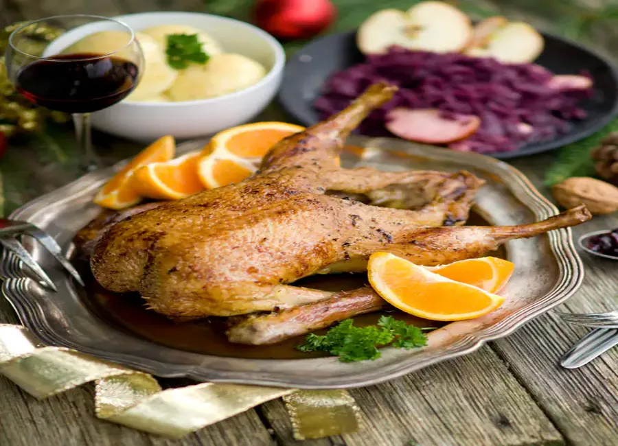 Canard à l'orange sanguine