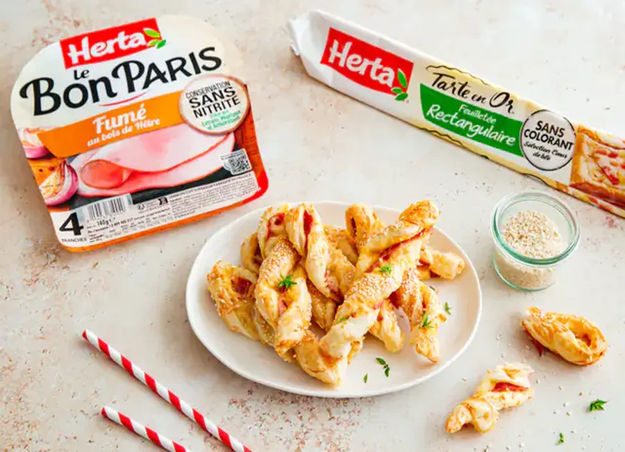 Allumettes apéro au jambon