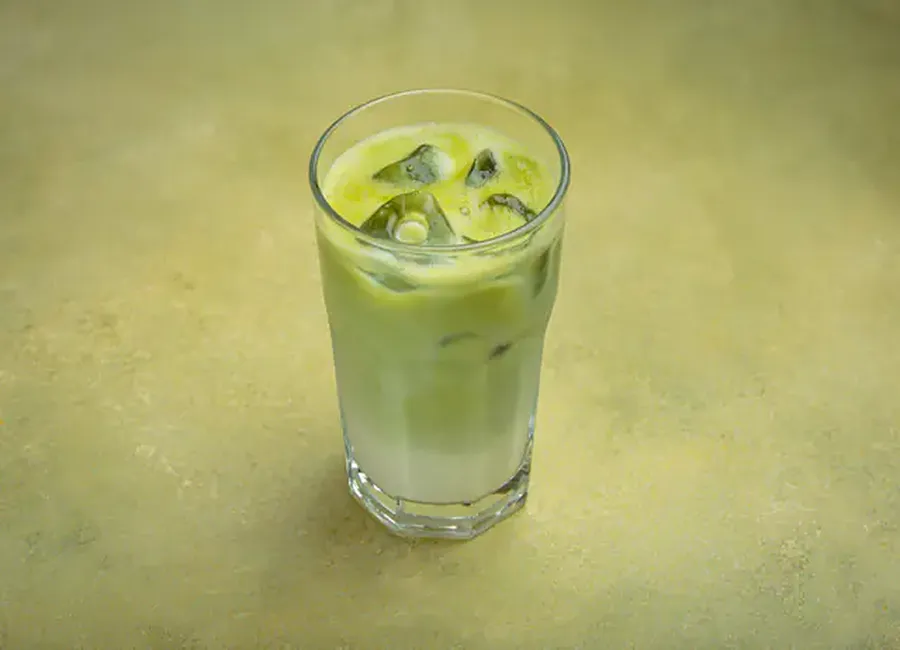 Matcha latte froid