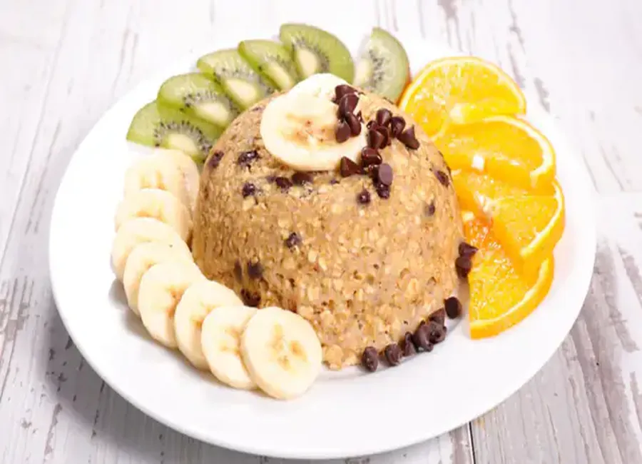 Bowl cake aux flocons d'avoine et banane