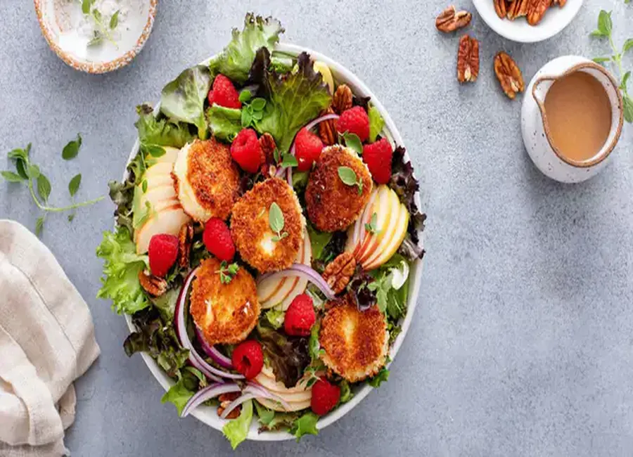 Salade de chèvre chaud au airfryer