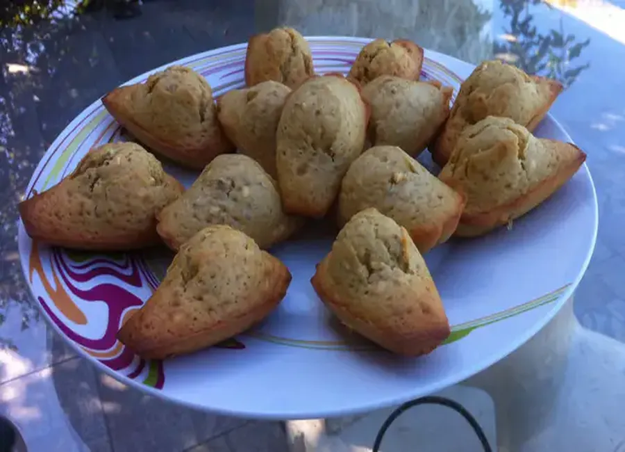 Madeleines au pralin