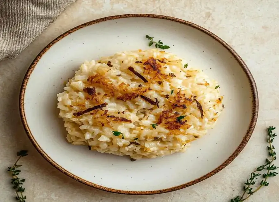Risotto croustillant au cookeo