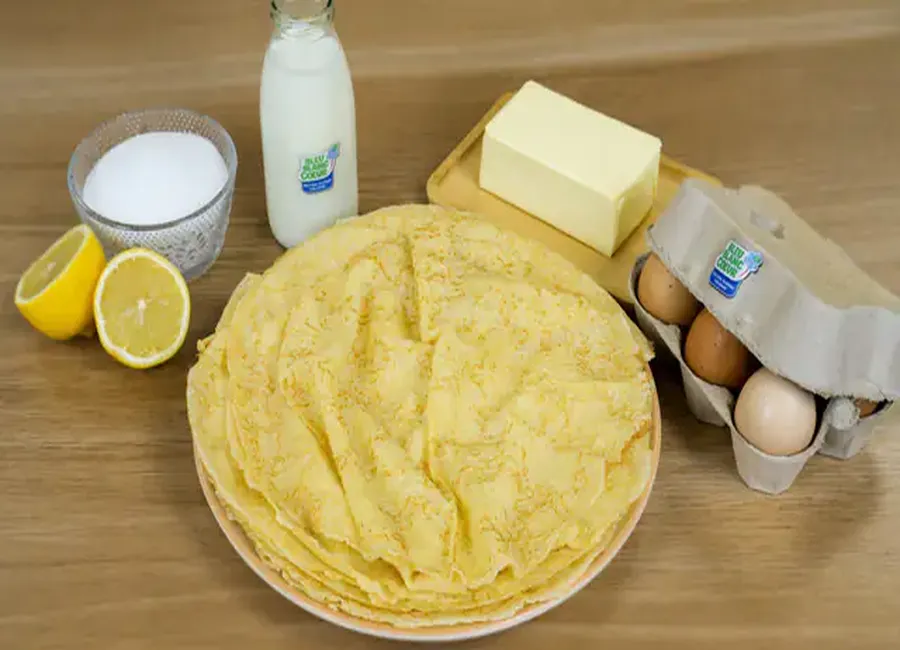Crêpes moelleuses et équilibrées