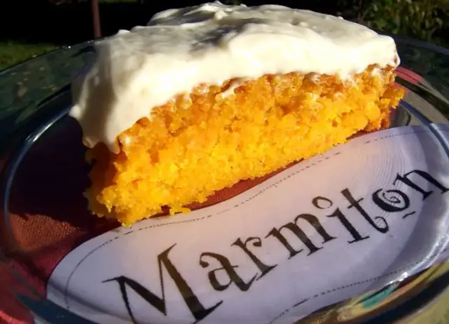 Gâteau aux carottes nappage 'cream cheese' (recette hollandaise)