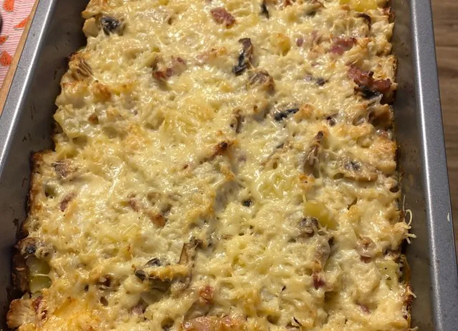 Super chou-fleur gratiné aux oignons