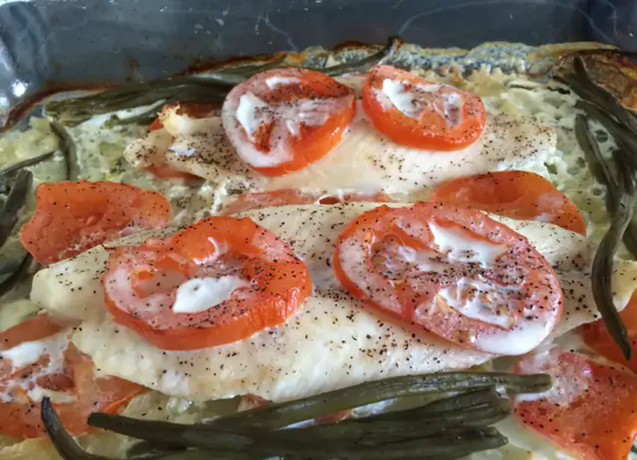 Pangasius au four