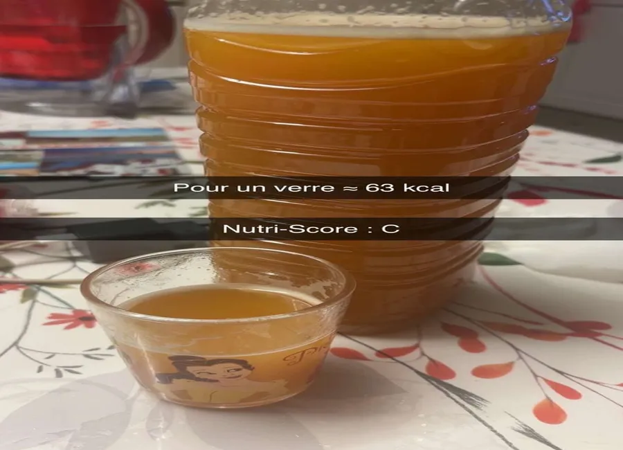Cocktail pomme, abricot (sans alcool)