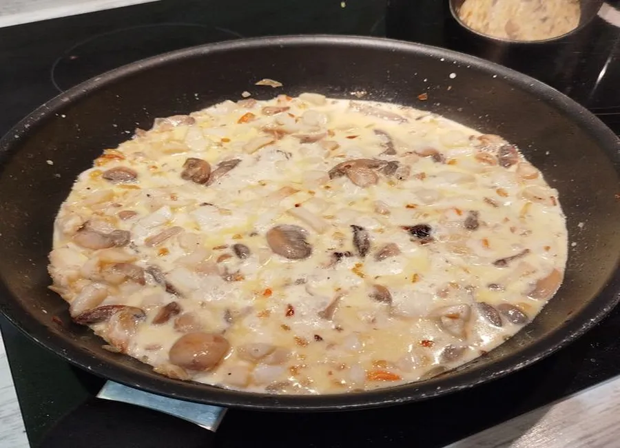 Ravioles du royans aux noix de saint-jacques en gratin