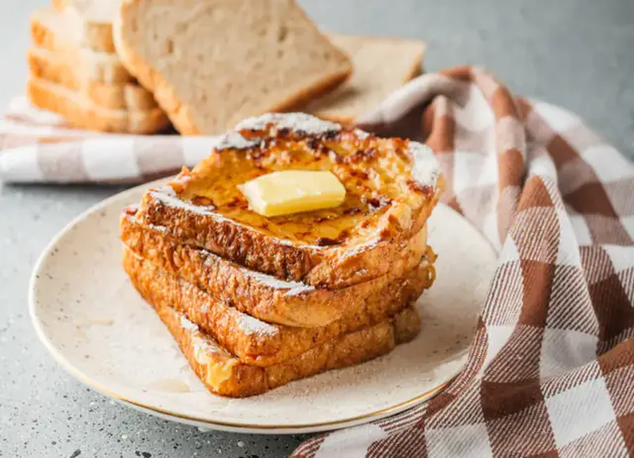 Brioche perdue à la cassonade