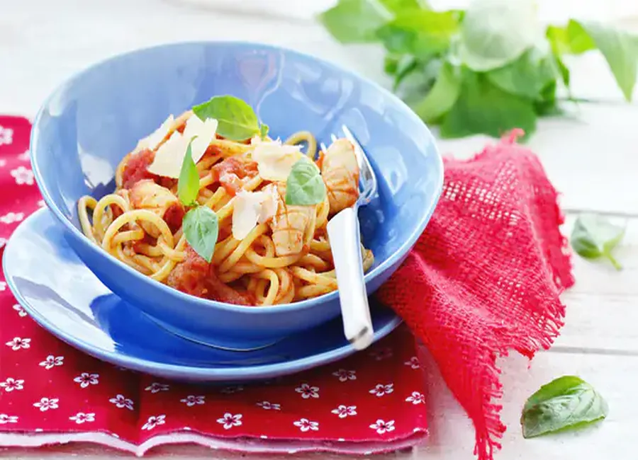 Spaghettis aux calamars