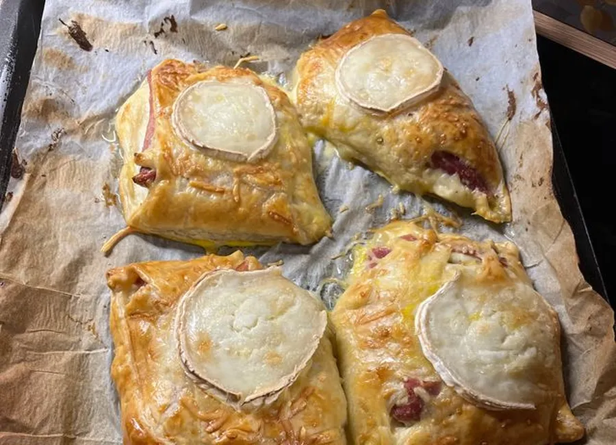 Feuilleté jambon fromage
