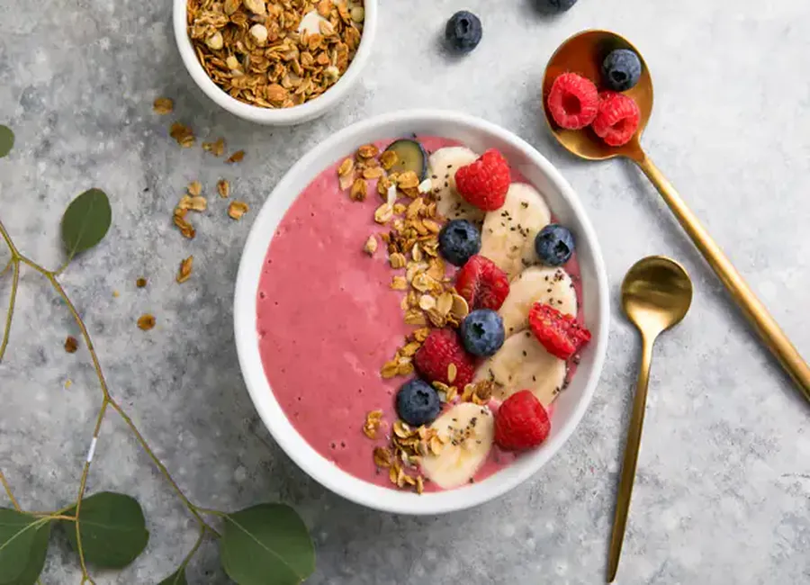 Smoothie bowl de printemps