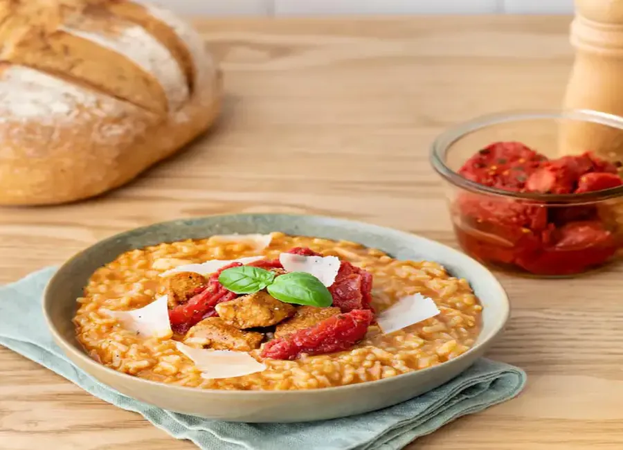 Risotto italien au poulet au cookeo