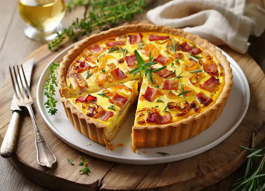 Quiche sans pâte tupperware